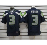 nike nfl jerseys seattle seahawks #3 wilson blue[Elite]