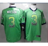 nike nfl jerseys seattle seahawks #3 wilson green [Elite drift fashion]