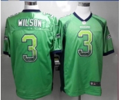 nike nfl jerseys seattle seahawks #3 wilson green [Elite drift fashion]
