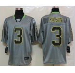nike nfl jerseys seattle seahawks #3 wilson grey[Elite lights out]