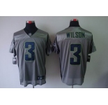 nike nfl jerseys seattle seahawks #3 wilson grey[Elite shadow]