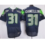 nike nfl jerseys seattle seahawks #31 kam chancellor blue[Elite]