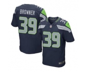 nike nfl jerseys seattle seahawks #39 browner blue[Elite]