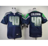 nike nfl jerseys seattle seahawks #40 coleman blue[Elite]