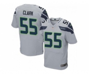nike nfl jerseys seattle seahawks #55 frank clark grey[Elite]