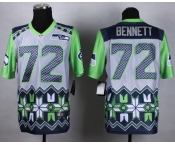 nike nfl jerseys seattle seahawks #72 bennett[Elite Style Noble Fashion]