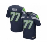 nike nfl jerseys seattle seahawks #77 ahtyba rubin blue[Elite]