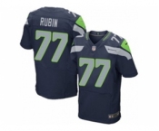 nike nfl jerseys seattle seahawks #77 ahtyba rubin blue[Elite]