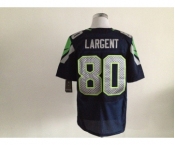 nike nfl jerseys seattle seahawks #80 largent blue[Elite]