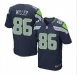 nike nfl jerseys seattle seahawks #86 zach miller blue[Elite]