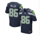nike nfl jerseys seattle seahawks #86 zach miller blue[Elite]
