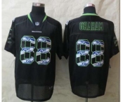 nike nfl jerseys seattle seahawks #88 graham black[Elite united sideline]
