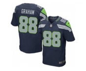 nike nfl jerseys seattle seahawks #88 graham blue[Elite]