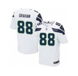 nike nfl jerseys seattle seahawks #88 graham white[Elite]