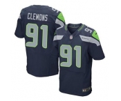 nike nfl jerseys seattle seahawks #91 clemons blue[Elite]