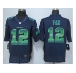 2015 new nike seattle seahawks #12 fan navy blue strobe jerseys[limited]