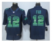 2015 new nike seattle seahawks #12 fan navy blue strobe jerseys[limited]