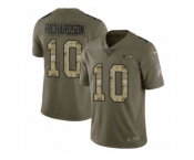 Men Nike Seattle Seahawks #10 Paul Richardson Limited Olive Camo 2017 Salute to Service NFL Jersey