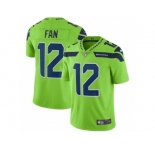 Men Nike Seattle Seahawks 12th Fan Vapor Untouchable Limited Green NFL Jersey