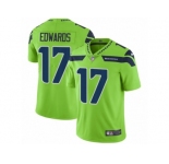 Men Nike Seattle Seahawks #17 Braylon Edwards Vapor Untouchable Limited Green NFL Jersey