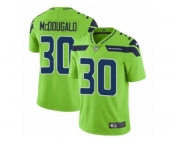 Men Nike Seattle Seahawks #30 Bradley McDougald Vapor Untouchable Limited Green NFL Jersey