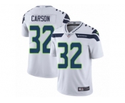Men Nike Seattle Seahawks #32 Chris Carson White Vapor Untouchable Limited Player NFL Jersey