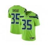 Men Nike Seattle Seahawks #35 DeShawn Shead Vapor Untouchable Limited Green NFL Jersey