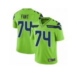 Men Nike Seattle Seahawks #74 George Fant Vapor Untouchable Limited Green NFL Jersey