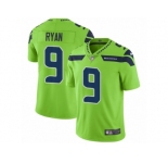 Men Nike Seattle Seahawks #9 Jon Ryan Vapor Untouchable Limited Green NFL Jersey