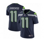 Men's Nike Seattle Seahawks #11 Sebastian Janikowski Navy Blue Team Color Vapor Untouchable Limited Player NFL Jersey