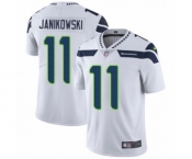 Men's Nike Seattle Seahawks #11 Sebastian Janikowski White Vapor Untouchable Limited Player NFL Jersey