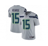 Men's Nike Seattle Seahawks #15 Jermaine Kearse Vapor Untouchable Limited Grey Alternate NFL Jersey