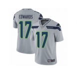 Men's Nike Seattle Seahawks #17 Braylon Edwards Vapor Untouchable Limited Grey Alternate NFL Jersey