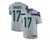 Men's Nike Seattle Seahawks #17 Braylon Edwards Vapor Untouchable Limited Grey Alternate NFL Jersey
