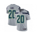 Men's Nike Seattle Seahawks #20 Jeremy Lane Vapor Untouchable Limited Grey Alternate NFL Jersey