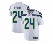 Men's Nike Seattle Seahawks #24 Marshawn Lynch Vapor Untouchable Limited White NFL Jersey