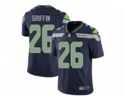 Men's Nike Seattle Seahawks #26 Shaquill Griffin Vapor Untouchable Limited Steel Blue Team Color NFL Jersey