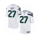 Men's Nike Seattle Seahawks #27 Eddie Lacy Limited White NFL Jersey