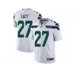 Men's Nike Seattle Seahawks #27 Eddie Lacy Vapor Untouchable Limited White NFL Jersey