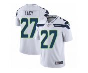 Men's Nike Seattle Seahawks #27 Eddie Lacy Vapor Untouchable Limited White NFL Jersey