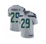 Men's Nike Seattle Seahawks #29 Earl Thomas III Vapor Untouchable Limited Grey Alternate NFL Jersey