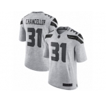 Men's Nike Seattle Seahawks #31 Kam Chancellor Limited Gray Gridiron II NFL Jersey