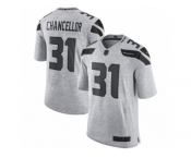Men's Nike Seattle Seahawks #31 Kam Chancellor Limited Gray Gridiron II NFL Jersey