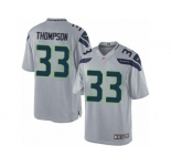 Men's Nike Seattle Seahawks #33 Tedric Thompson Limited Grey Alternate NFL Jersey