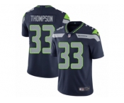 Men's Nike Seattle Seahawks #33 Tedric Thompson Vapor Untouchable Limited Steel Blue Team Color NFL Jersey