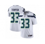 Men's Nike Seattle Seahawks #33 Tedric Thompson Vapor Untouchable Limited White NFL Jersey
