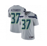 Men's Nike Seattle Seahawks #37 Shaun Alexander Vapor Untouchable Limited Grey Alternate NFL Jersey
