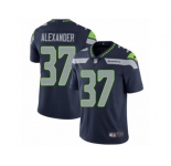 Men's Nike Seattle Seahawks #37 Shaun Alexander Vapor Untouchable Limited Steel Blue Team Color NFL Jersey