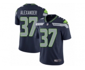 Men's Nike Seattle Seahawks #37 Shaun Alexander Vapor Untouchable Limited Steel Blue Team Color NFL Jersey