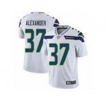 Men's Nike Seattle Seahawks #37 Shaun Alexander Vapor Untouchable Limited White NFL Jersey